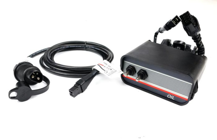 Upravljačka kutija za elektrohidraulične razdjelnike. 2 joysticka s 2 položaja. 12VDC