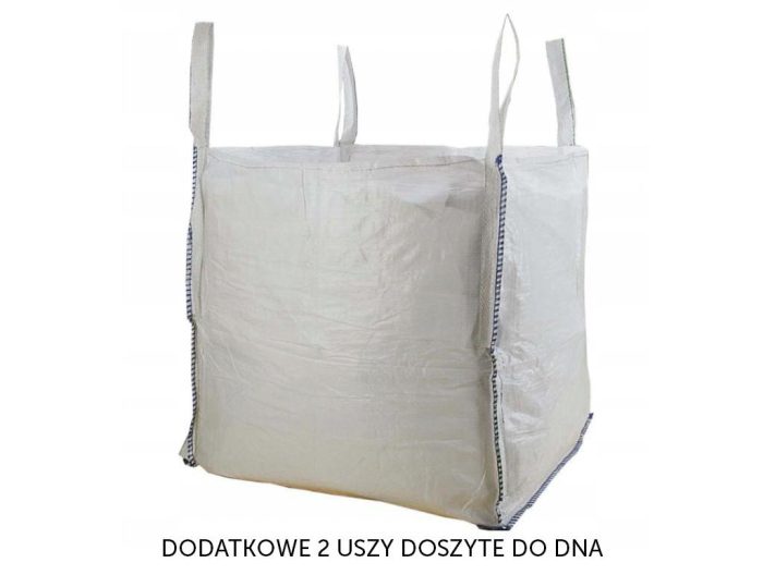 Vreća, VELIKA 1000 kg. 100x100x100. 4 ručke + 2 prišivene na dnu, gore - otvaranje/ dolje - zatvaranje