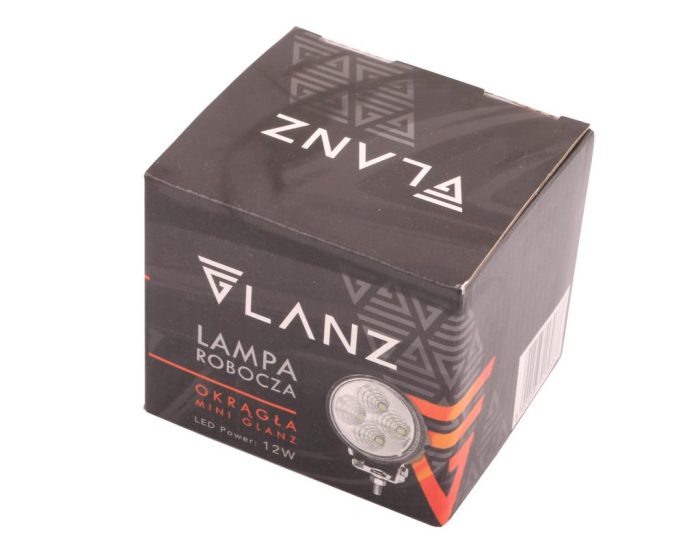 Okrugla radna svjetla mini 12 W 4 LED GLANZ