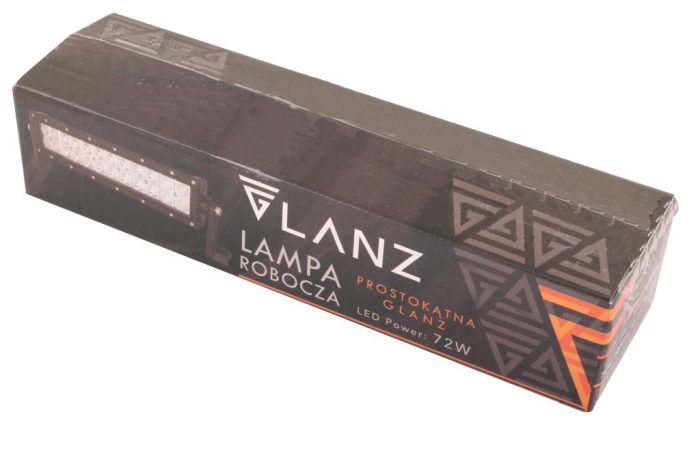 Radna svjetla pravokutna 72W 24 LED GLANZ