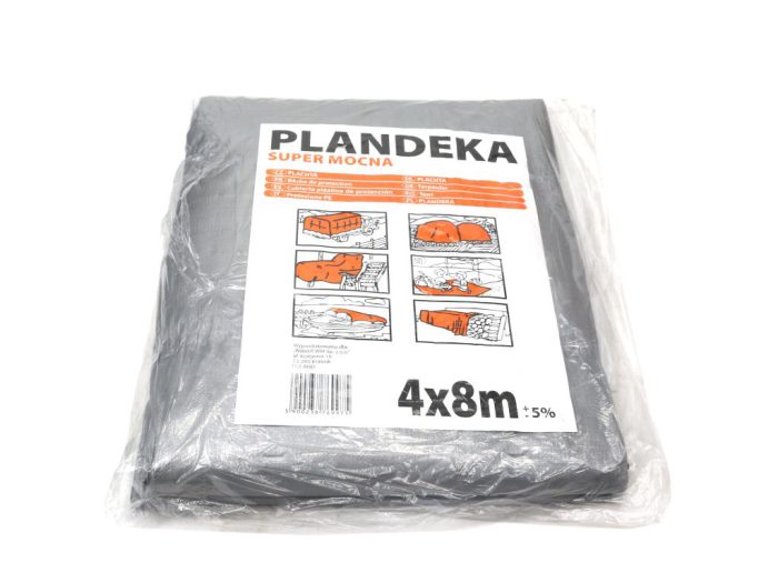 Cerada, SUPER STRONG, 4x8m (srebrna) težina 160g/m2