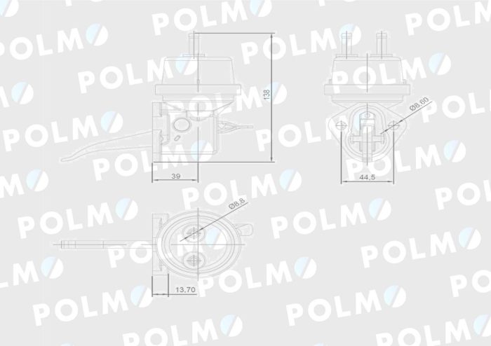 Dovodna pumpa, RE61260, POLMO