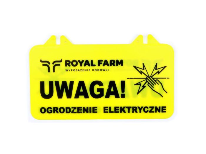 Informativna pločica UPOZORENJE ELEKTRIČNOG OBRAĐIVANJA Royal Farm