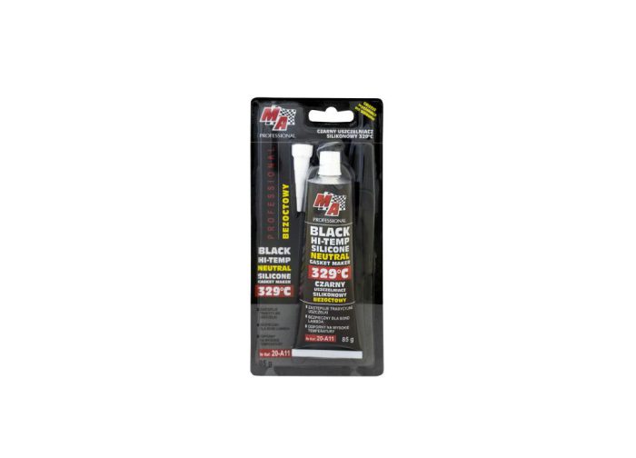 Silikonsko brtvilo Crno 329°C-85g MA PROFESSIONAL