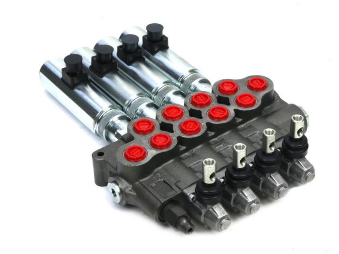 Rasmjerni ventil (80 l/m) 4 kalema, solenoidno-ručno upravljanje 12 VDC