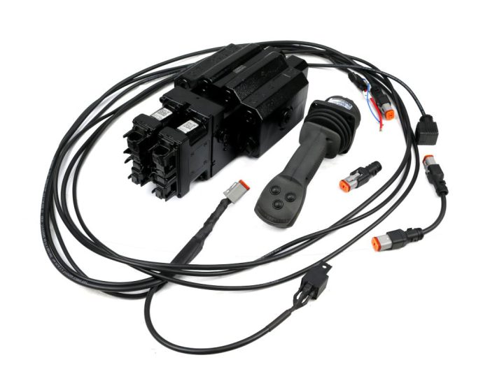 Monoblok EHP - elektrohidraulički proporcionalni ventil za prednji utovarivač, LS, 90l/min, WP max. 250bar. (CANBUS)