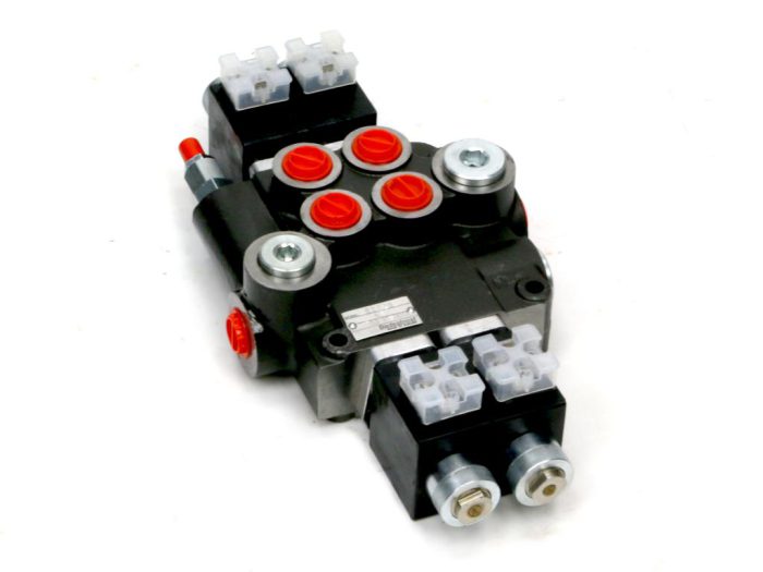 Rasmjerni ventil 80L, 2 kalema, solenoidno upravljani 12V