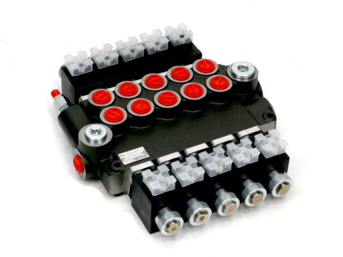 Rasmjerni ventil 80L, 5 kalema, solenoidno upravljani 12V