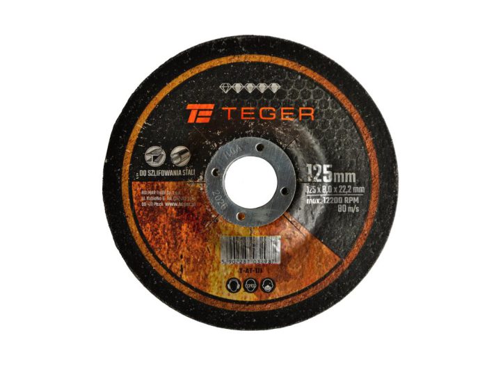 Disk za brušenje 125x 8,0 mm TEGER