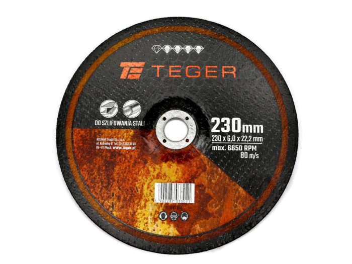 Disk za brušenje 230x6,0 mm TEGER