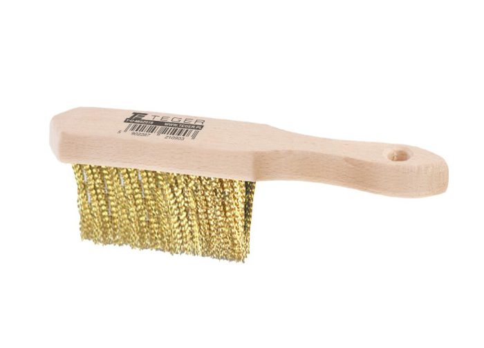 Žičana četka za pukotine PREMIUM - mesingana žica / 3 reda / TEGER