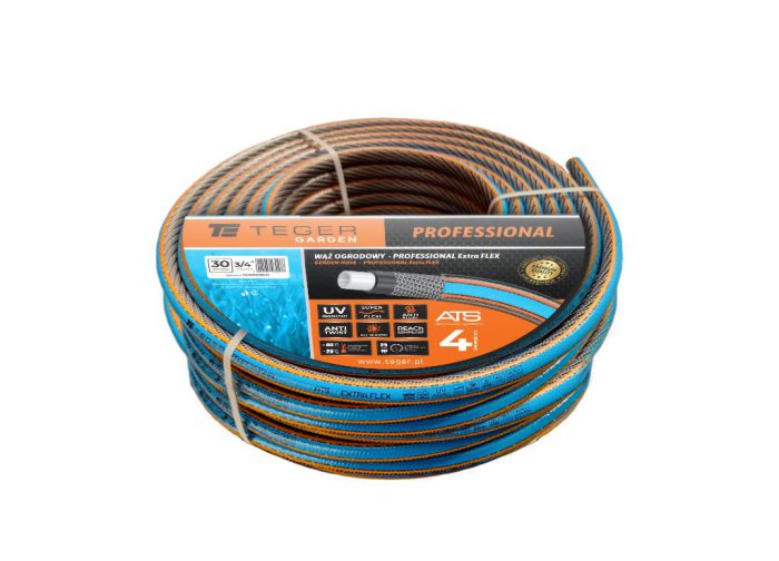 Vrtno crijevo "PROFESSIONAL- NTS EXTRA FLEX" FI 3/4", 30m / TEGER