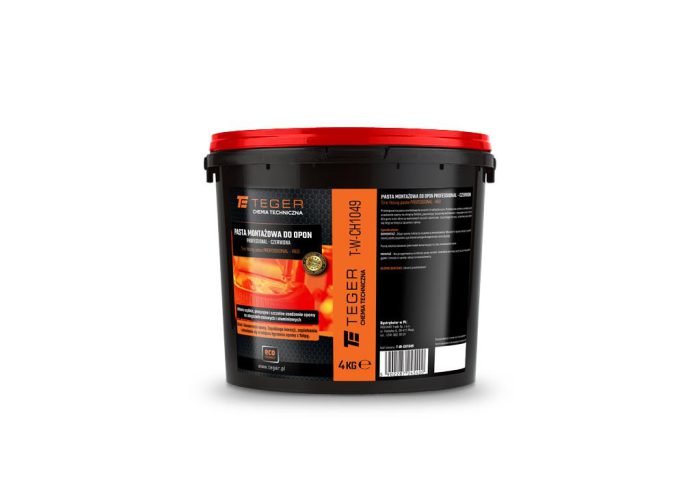 Pasta, mast za montažu guma - PROFESSIONAL, (crvena) 4 kg, Teger
