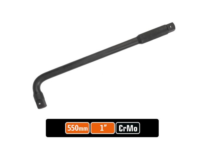 Ručka TIP L 1" 550 mm - kovano/ Cr-Mo čelik / TEGER