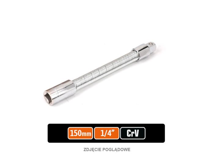 Fleksibilna produžna šipka 1/4" 150 mm / TEGER