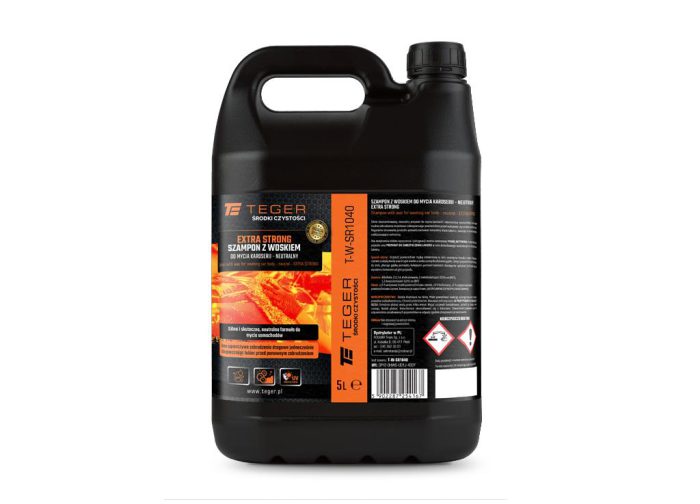 Šampon s voskom za pranje karoserije - neutralni - EXTRA STRONG, 5l - koncentrat, TEGER