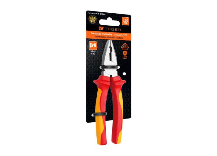 Kombinirana kliješta VDE izolirana 160 mm / TEGER