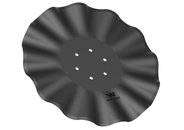 Disk, ravni valoviti 510 montaža 6/120 debljina 4,5 mm boron čelik, Waryński