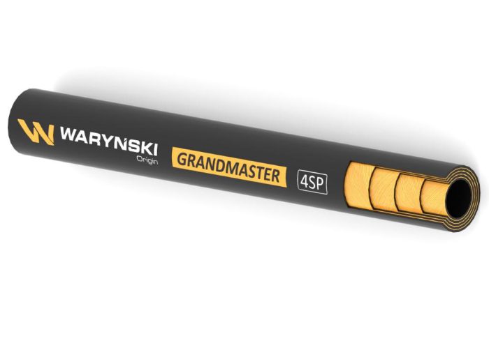 Hidraulično crijevo za krimpovanje GRANDMASTER 4SP DN25 4-pleteno 280 Bar Waryński (prodaje se nakon 10m)