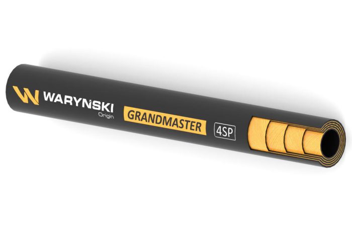 Hidraulično crijevo za krimpovanje GRANDMASTER 4SP DN25 4-pletenica 280 Bar Waryński (prodaje se na 40m)