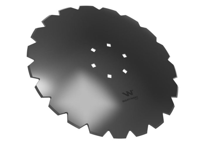 Nazubljeni disk Z-20 promjer 510 rupa 6/120 debljina 3,5 borirani čelik WARYŃSKI R