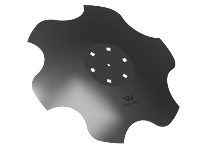 Disk, krajnji desni fi 510 montaža 6/120 debljina 3,5 mm boron čelik, Waryński