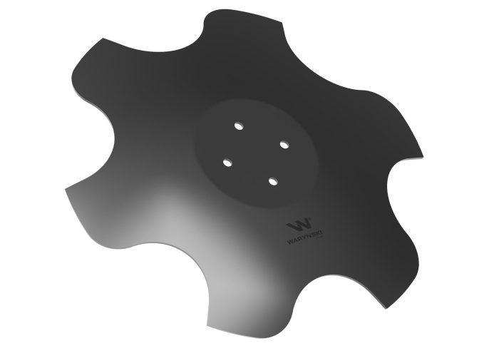 Disk, krajnji lijevi fi 560 montaža 4/98 debljina 4,5 mm boron čelik, Waryński