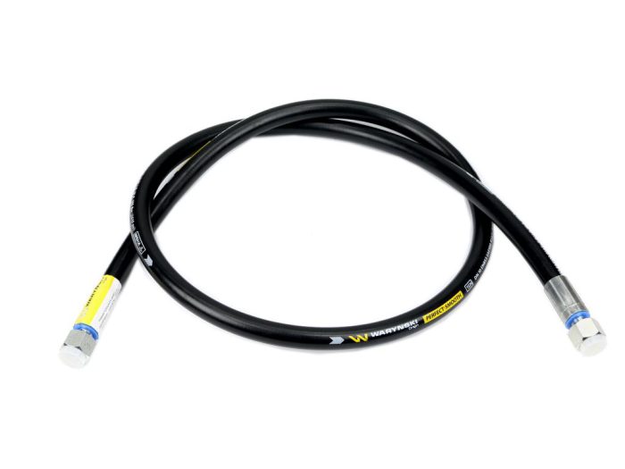Glatki hidraulički kanal s brtvom - navoj M18x1,5 ravni L-1500mm DN10-1SN 336-632-030-413 Utovarivač ND5-032 (AA-10-1500, P11P11) 18MPa Waryński