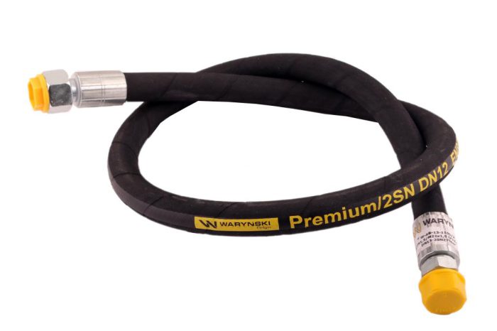 Hidraulički vod, navoj 275 bara, ravni, M22x1,5 D-1100 mm DN12-2SN (AB-13-1100; P11P21) Cyklop (7214/07-099/0) 27,5 MPa Waryński