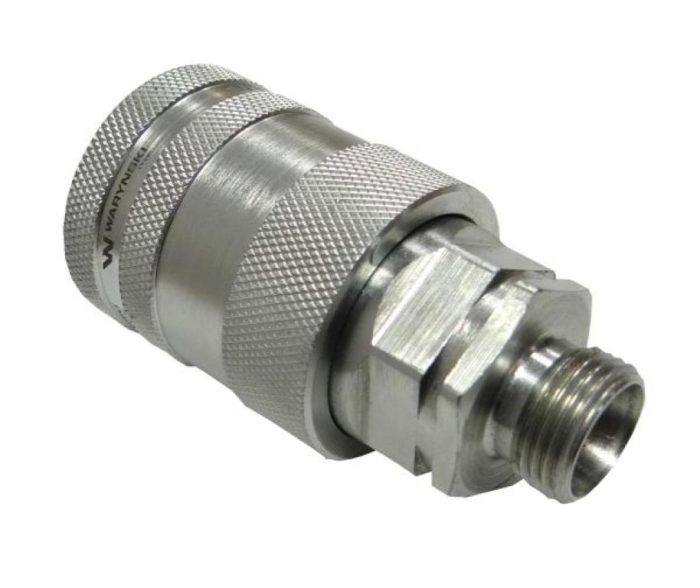 Hidraulični nastavak za brzu spojnicu M18x1.5 vanjski navoj EURO PUSH-PULL (9100818G) (ISO 7241-A) Waryński (pakiranje od 10 kom)
