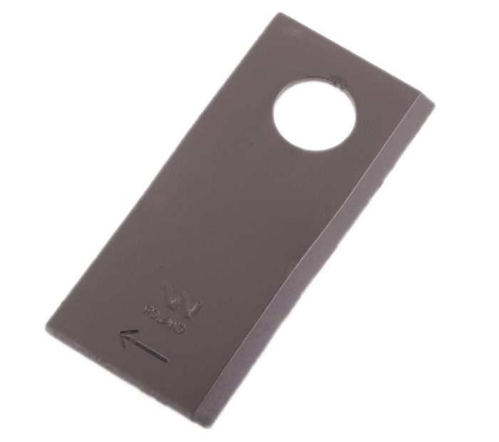 Nož kosilice, desni, 108X50X3mm, rupa 21, koristite RF 108/3 Famarol WARYŃSKI (prodaje se u pakiranjima od 25 kom.)