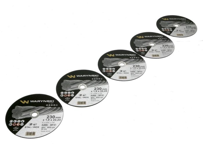 Disk za rezanje metala 230 x1,9 x22,23 mm Warynski (prodaje se u jedinicama od 5 kom.)