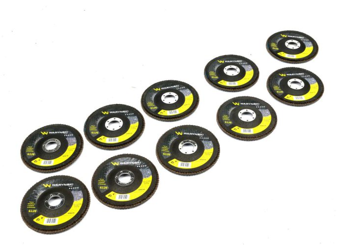 Brusni disk 125 mm cirkonijeva lamela GR120 (prodaje se u pakiranju od 10 kom.) Waryński