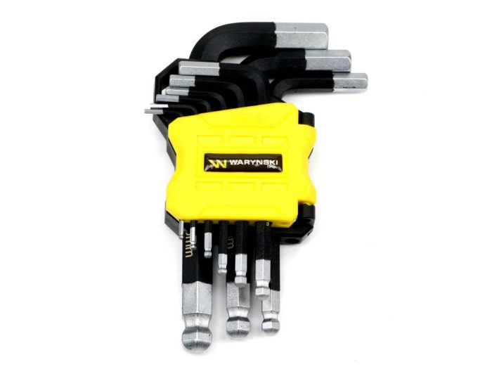 Set imbus ključeva 1,5-10 mm u S2 čeliku 9 komada, Warynski