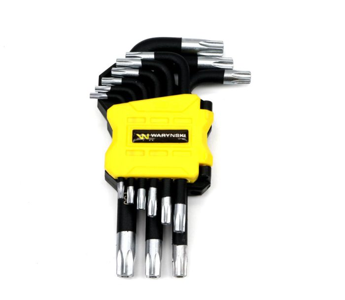 Set TORX T10-T50 ključeva u S2 čeliku, 9 komada, Warynski