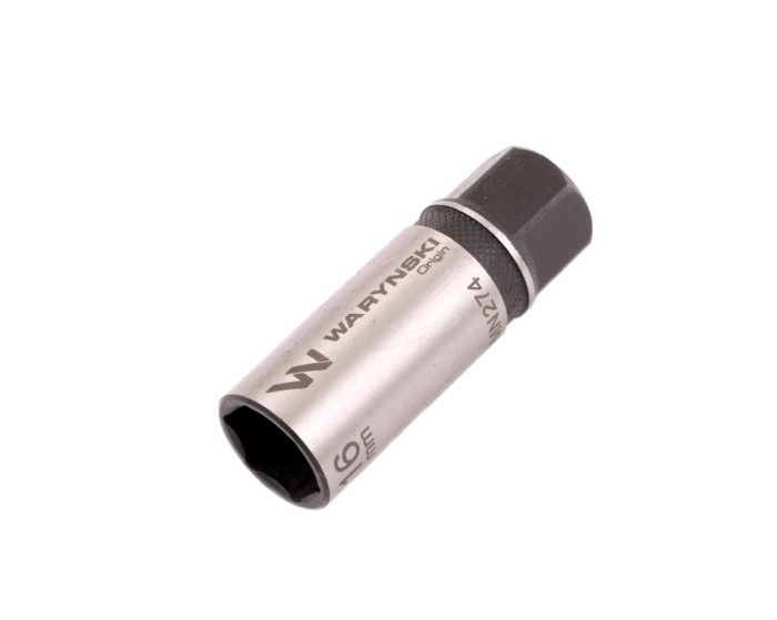 Nasadni ključ za svjećice 3/8", 16 mm, CrV50BV30, DIN 3124, Waryński