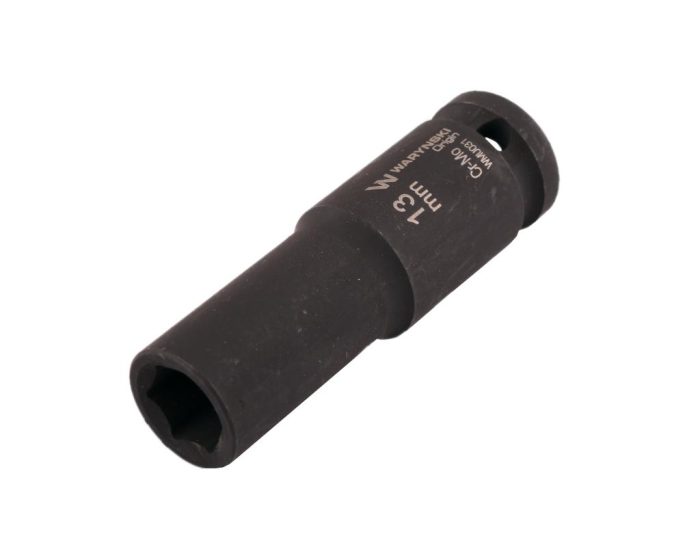 Dugi šesterokraki Udarni nasadni ključ 1/2", 13 mm, CrMo, DIN 3129, Waryński