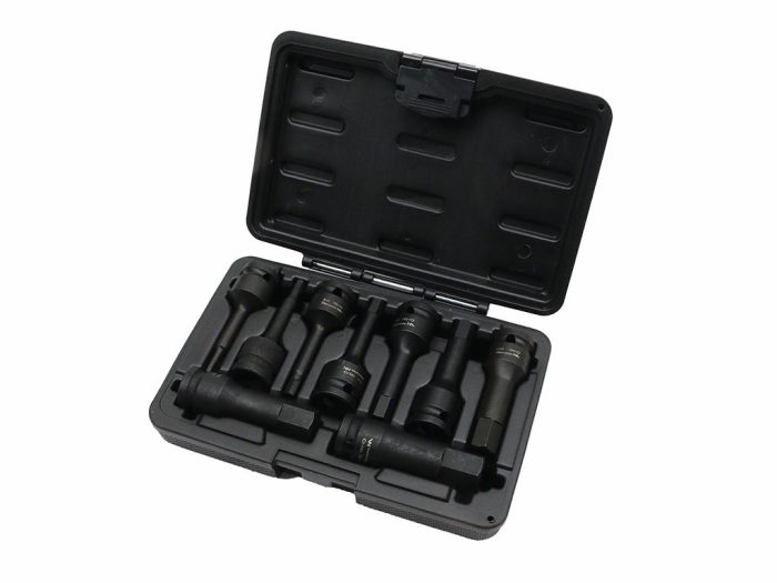 Set udarnih šesterokutnih nasadnih ključeva 1/2" H4-H19, 9 komada