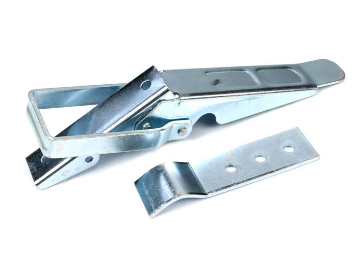 Kopča, zasun, univerzalna bočna brava 310 mm x 30 mm, kopča od ravne šipke