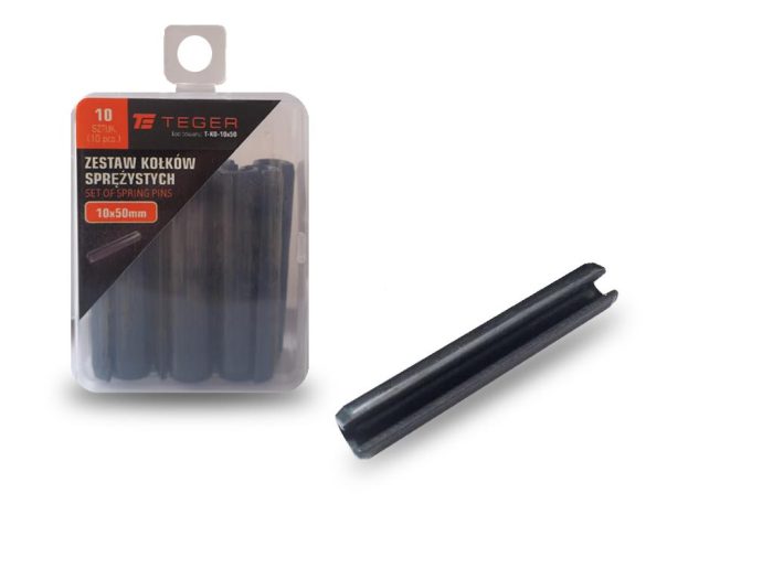 Kołek sprężysty 10x50 TEGER, (sprzedawane po 10)